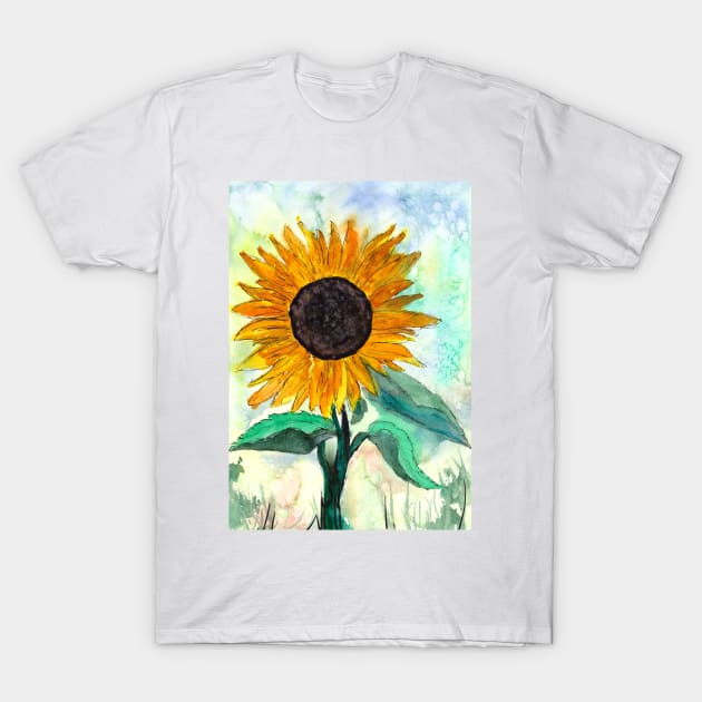 Garden Sunflower T-Shirt by ZeichenbloQ